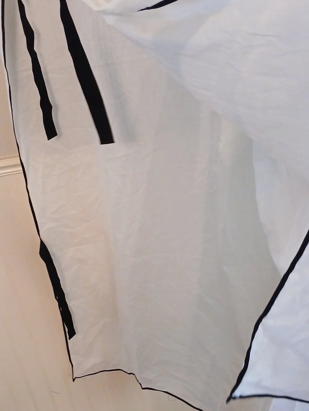 CHANEL White And Black Garment Bag Storage And Protection  Garment Cover